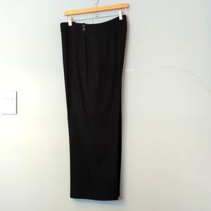 Talbots black wide leg trouser. Size 18, fully lined.